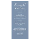 Night Before. Dusty Blue Rehearsal Dinner Template
