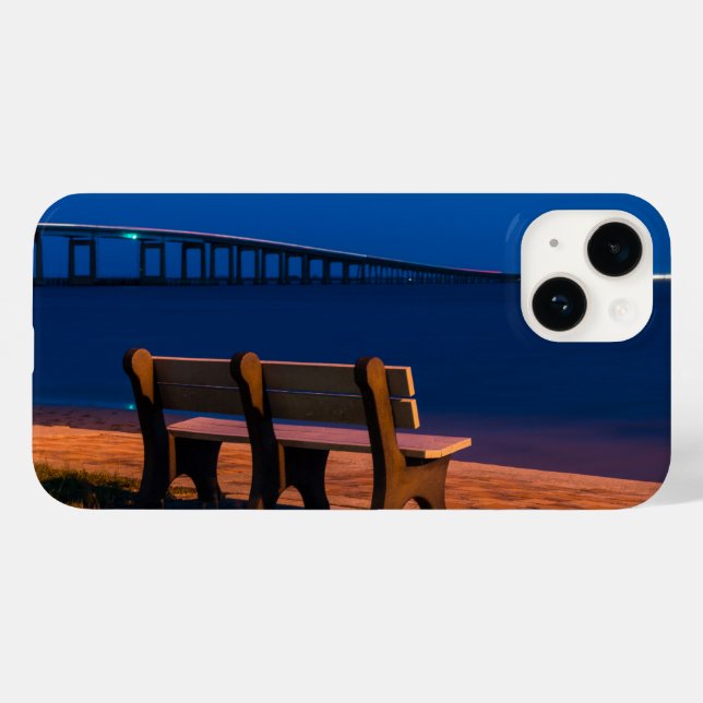 Night Bench Invitation To Sit Case-Mate iPhone Case (Back (Horizontal))