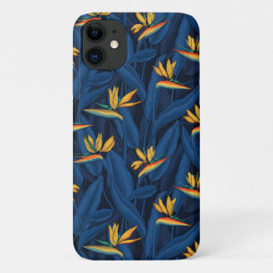 Night bird of paradise garden 2 iPhone 11 case