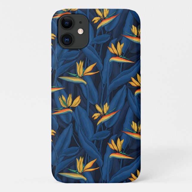 Night bird of paradise garden 2 Case-Mate iPhone case (Back)