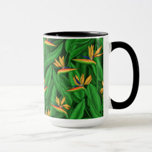 Night bird of paradise garden mug