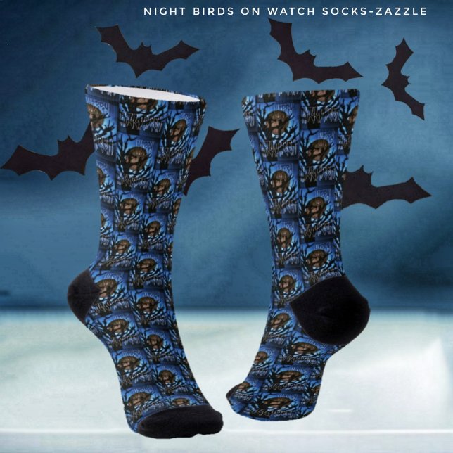 Night Birds On Watch Socks (Creator Uploaded)