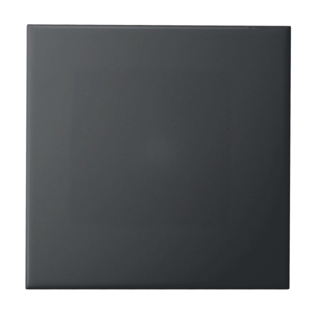 Night Black Square Kitchen and Bathroom Ceramic Tile (Front)