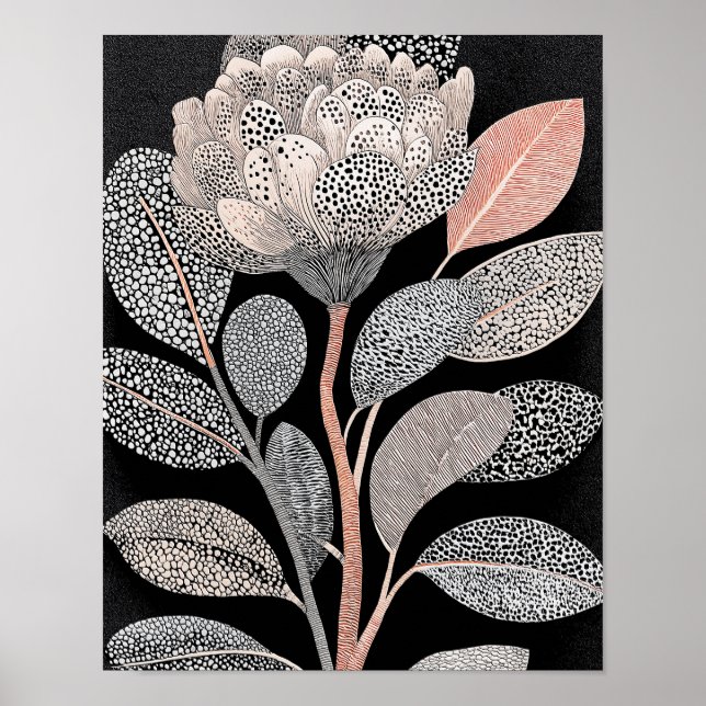 Night Bloom  #12 = 4x5 Digital Download Poster (Front)