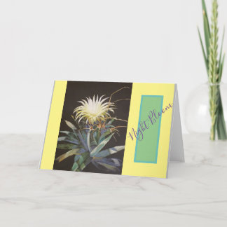 ''Night Bloom'' by Bruce Tunis Card