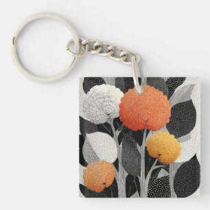 Night Bloom on the Red Planet #5 Key Ring