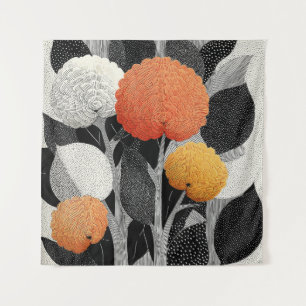 Night Bloom on the Red Planet #5 Tapestry