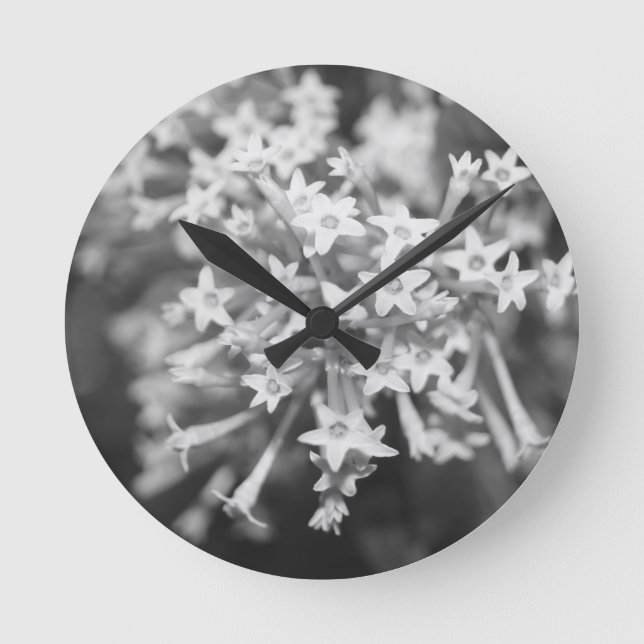 Night-blooming Jasmine Round Clock (Front)