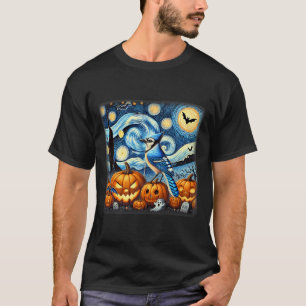 Night Blue Jay Halloween T-Shirt