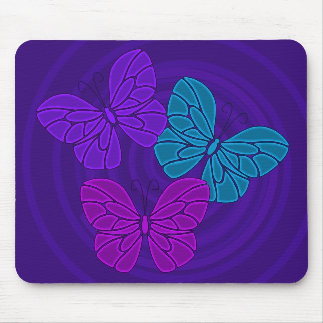 Night butterflies mousepad (Front)