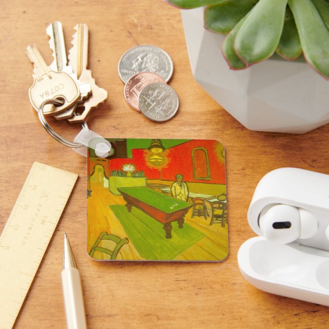 Night Cafe by Vincent van Gogh Key Ring (Desk)