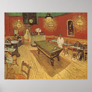Night Cafe by Vincent van Gogh Poster