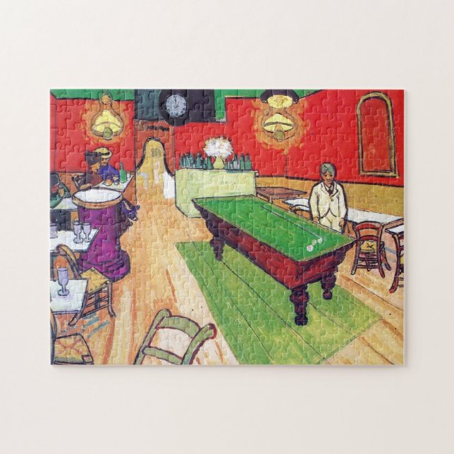 Night Cafe in Arles by Vincent Van Gogh Jigsaw Puzzle (Horizontal)