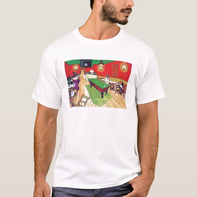 Night Cafe in Arles by Vincent Van Gogh T-Shirt (Front)