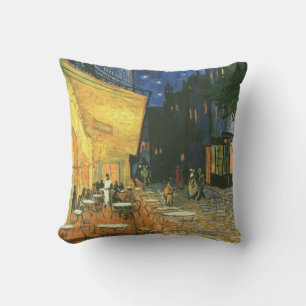 Night Cafe Painting by van Gogh Pillow