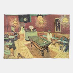 Night Cafe, Place Lamartine by Vincent van Gogh Tea Towel
