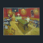 Night Cafe Place Lamartine, Vincent van Gogh Postcard<br><div class="desc">Night Cafe in the Place Lamartine in Arles, Vincent van Gogh. Oil on canvas, 70 x 89 cm. New Haven (CT, USA), Yale University Art Gallery. F 463, JH 1575 Vincent wrote of this painting to his brother Theo: In my picture of the "Night Café" I have tried to express...</div>