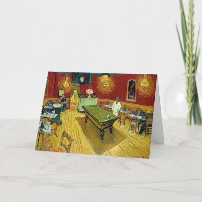 Night Cafe - Vincent van Gogh Painting Art Card (Front)