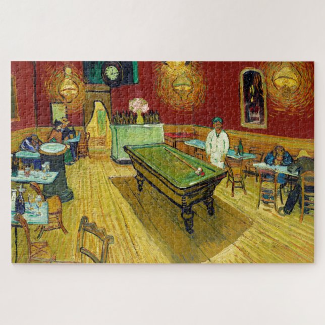 Night Cafe - Vincent van Gogh Painting Art Jigsaw Puzzle (Horizontal)