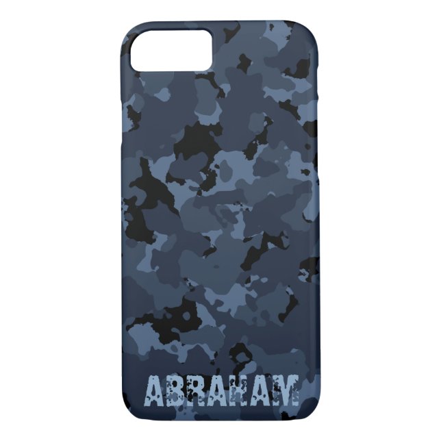 Night Camo Name Template Case-Mate iPhone Case (Back)