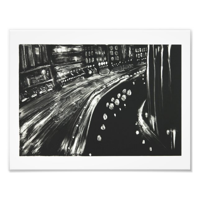 Night Canal Photo Print (Front)