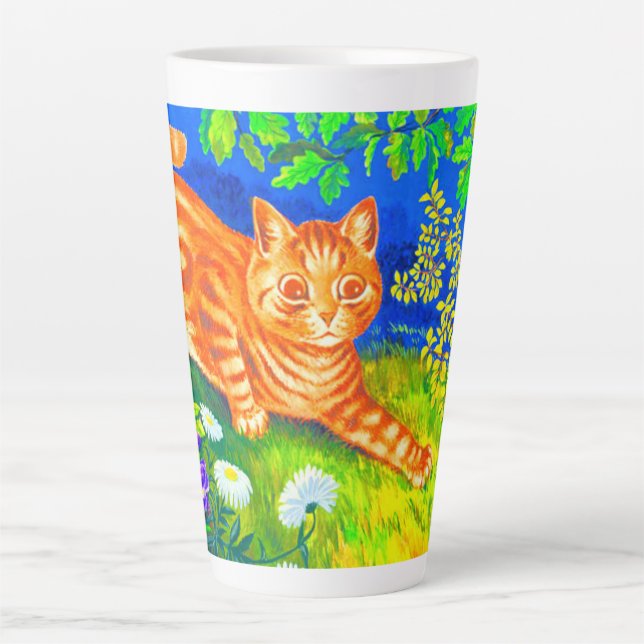 Night Cat Latte Mug (Front)