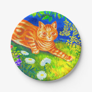 Night Cat Paper Plate