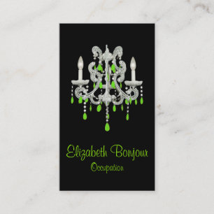 Night Chandelier ~ Business Card