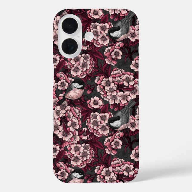 Night cherry garden Case-Mate iPhone case (Back)