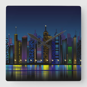night city clock