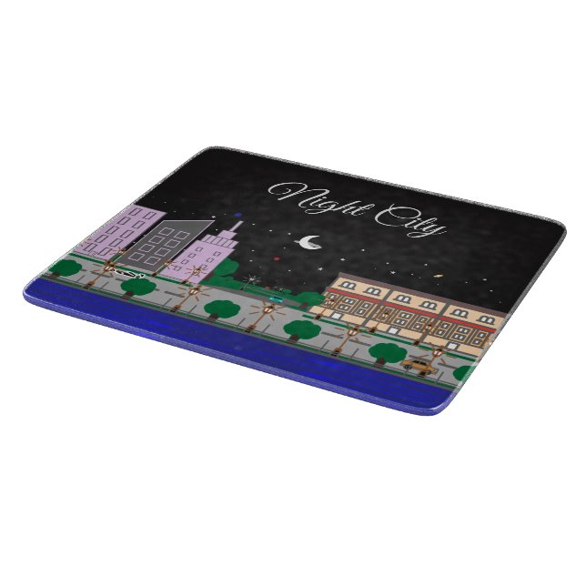 Night City Cutting Board (Corner)