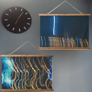 Night city hanging tapestry