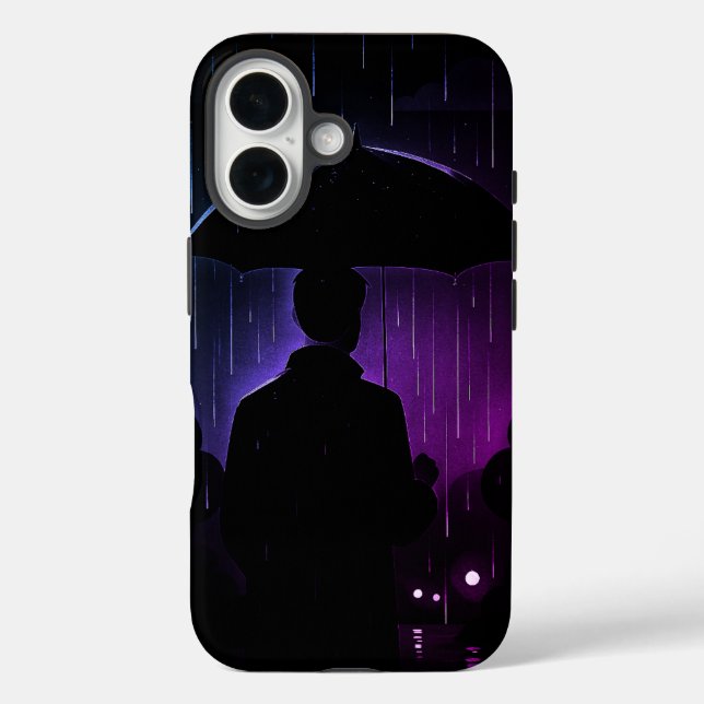 Night City Skyline Case-Mate iPhone Case (Back)