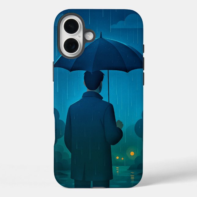 Night City Skyline Case-Mate iPhone Case (Back)
