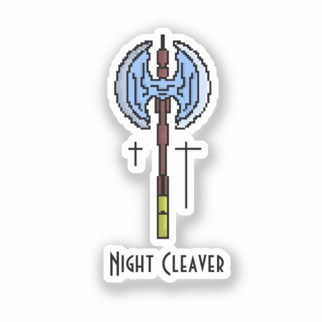 Night Cleaver Double Headed Axe Fantasy Weapon (Front)