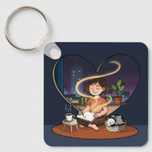 Night Creator Cosy Heart Window Art