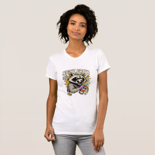 Night Crew Racoon Graffiti T-Shirt