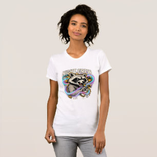 Night Crew Racoon Graffiti T-Shirt