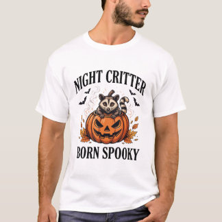 Night Critter Racoon Halloween T-Shirt