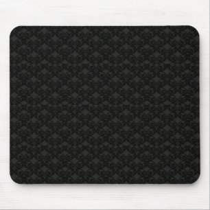 Night Damask Bows Mouse Pad