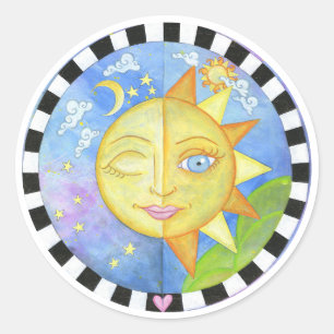 Night & Day Sticker