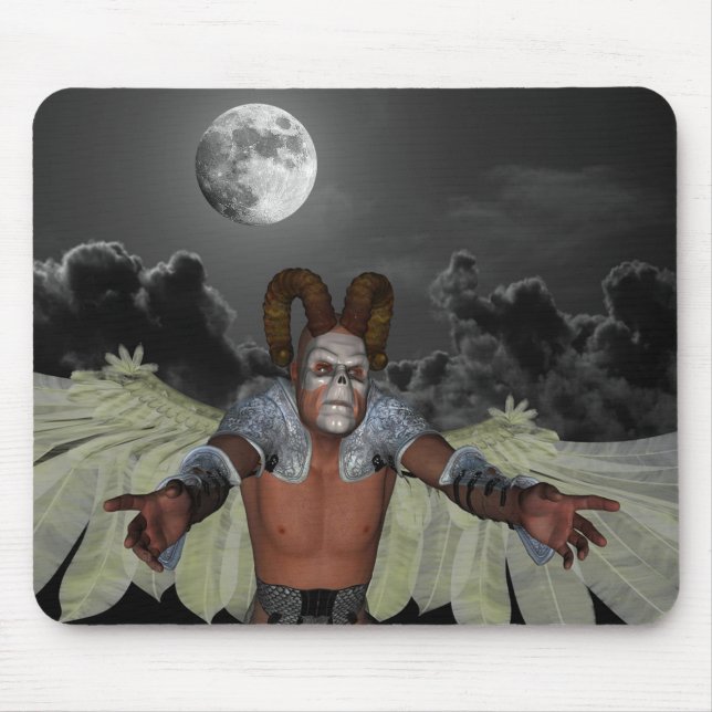 Night Demon Mouse Pad (Front)