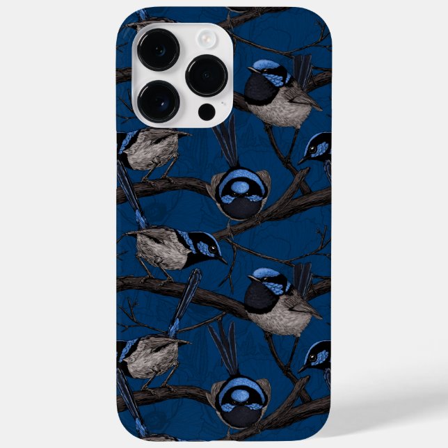 Night fairy wrens Case-Mate iPhone case (Back)