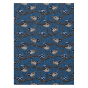 Night fairy wrens tablecloth