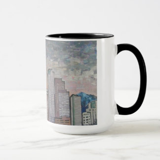 Night Falls on Denver Mug