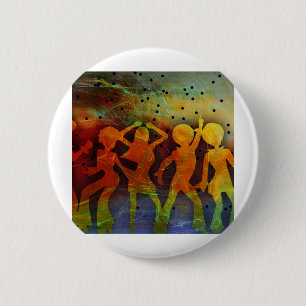 NIGHT FEVER 6 CM ROUND BADGE