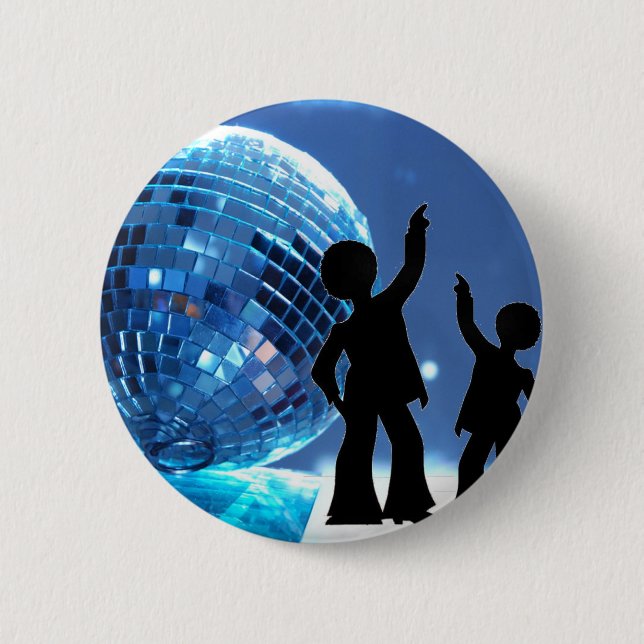 Night Fever 6 Cm Round Badge (Front)