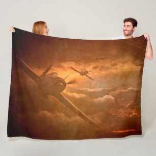 NIGHT FIGHTERS FLEECE BLANKET
