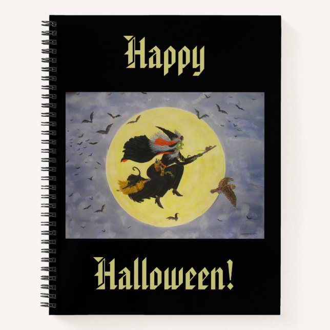 "Night Flight!" Notebook (Front)