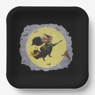 "Night Flight!" Paper Plate